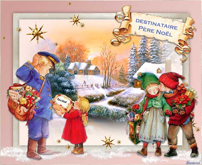 le courrier au père noël